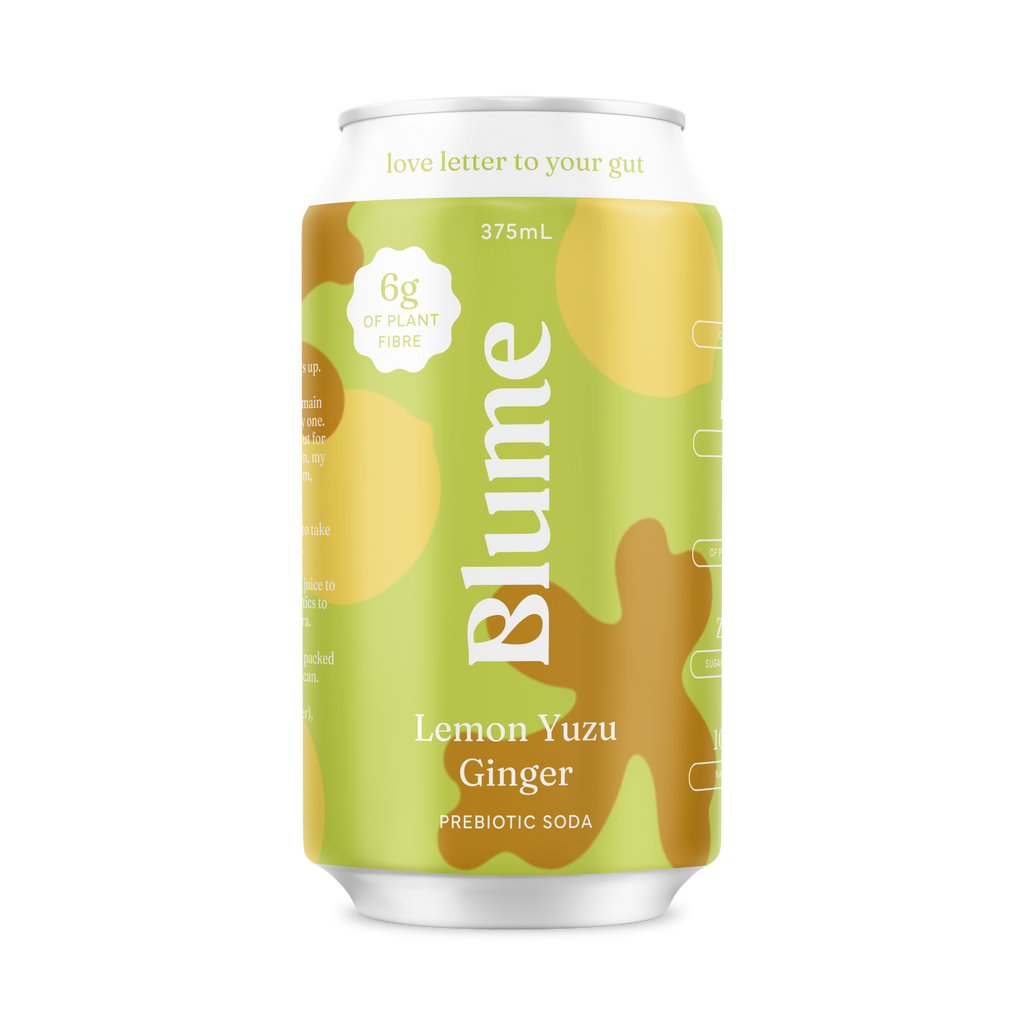 Lemon Yuzu Ginger Prebiotic Soda