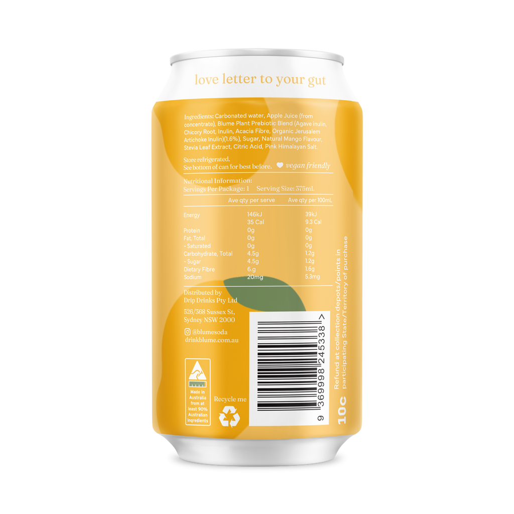Mango Prebiotic Soda